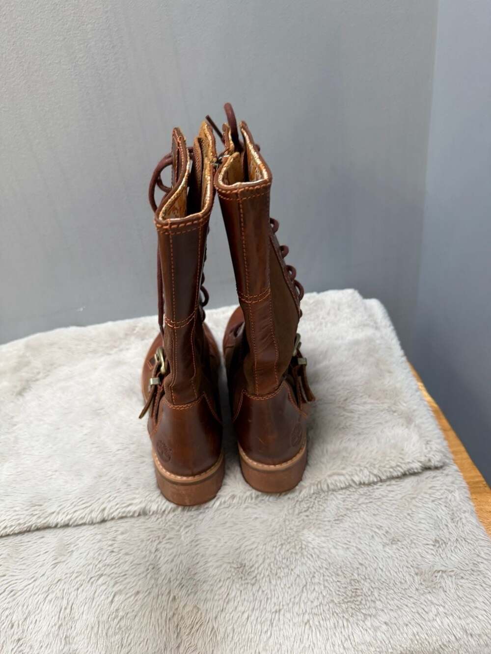 Vintage Y2K Timberland earthkeepers bethel Leather Buckle Boots Size 8 Womens - Picture 3 of 8